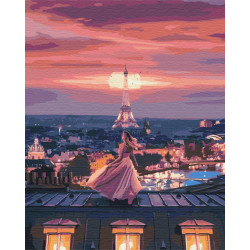 Mal efter tal - Fantastic evening in Paris - byer