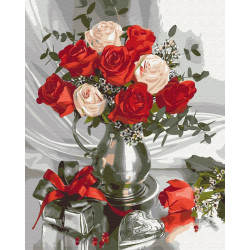 Mal efter tal - Gifted roses - blomster