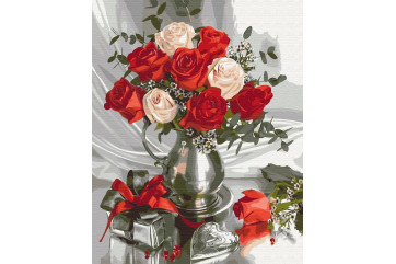 Mal efter tal - Gifted roses - blomster