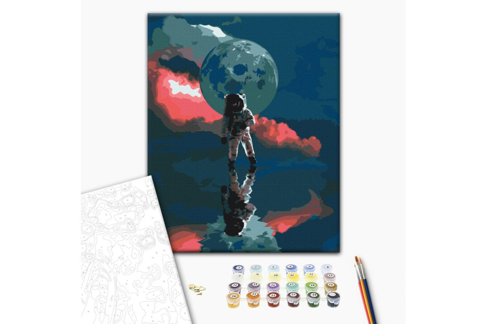 Mal efter tal - Day on the moon