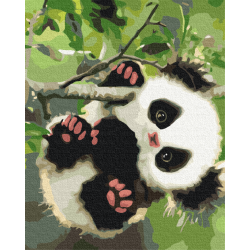 Mal efter tal - Playful panda - dyr