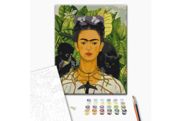 Mal efter tal - Frieda Kahlo. Self-portrait