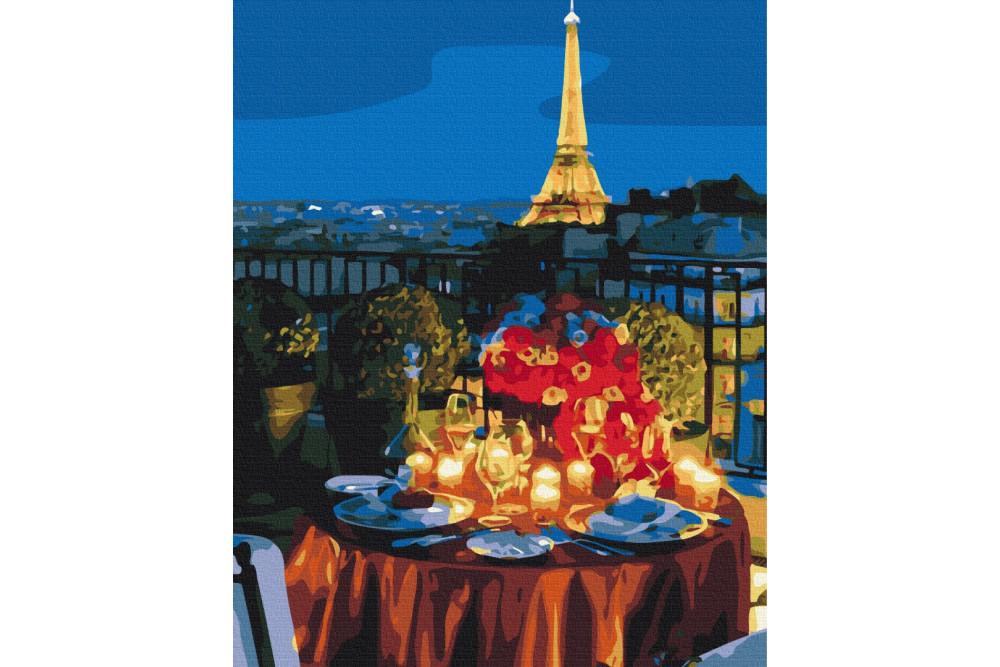Mal efter tal - Date in Paris - byer