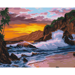 Mal efter tal - Sea waves - landskaber