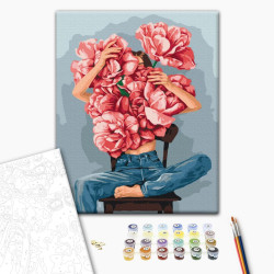 Mal efter tal - Peonies in the arms