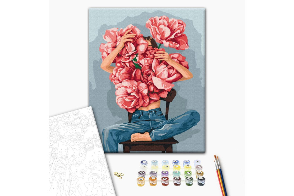 Mal efter tal - Peonies in the arms