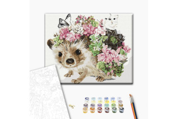 Mal efter tal - Spring hedgehog