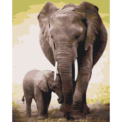 Mal efter tal - The first days of the elephant - dyr