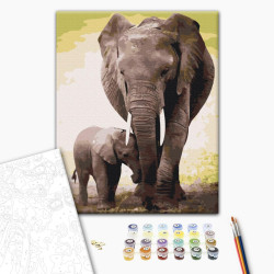 Mal efter tal - The first days of the elephant