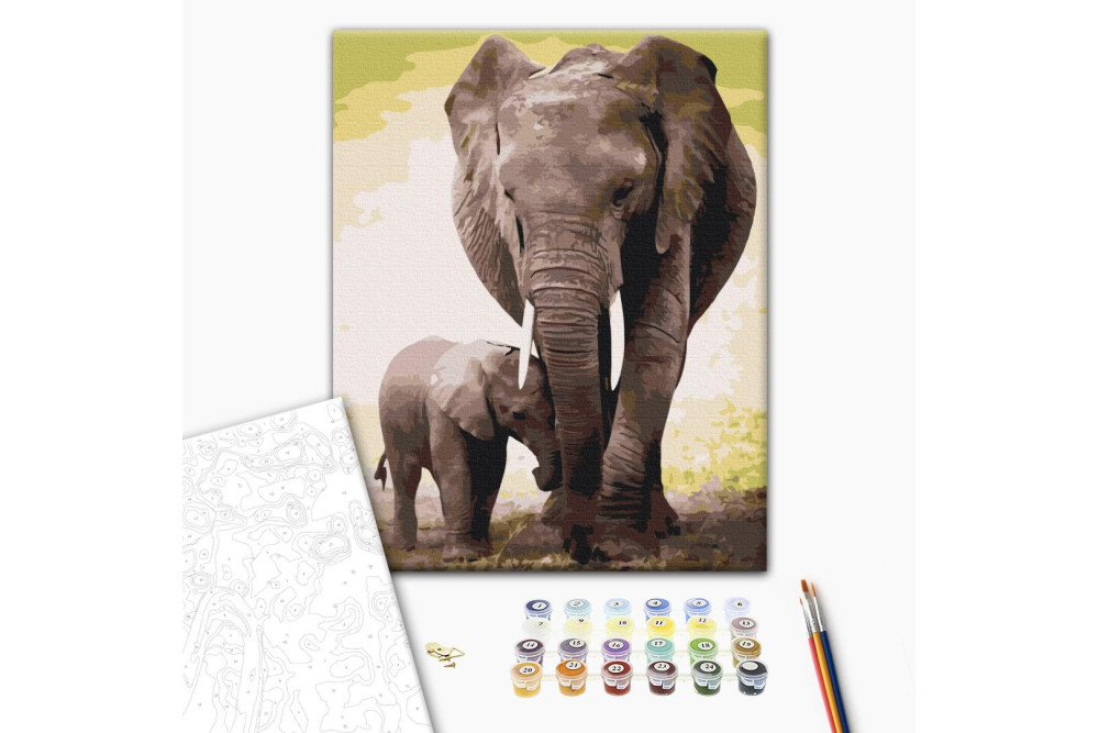 Mal efter tal - The first days of the elephant