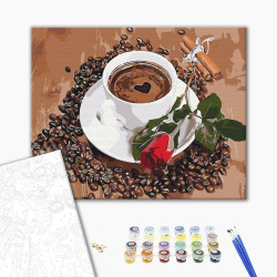 Mal efter tal - Coffee with a touch of romance