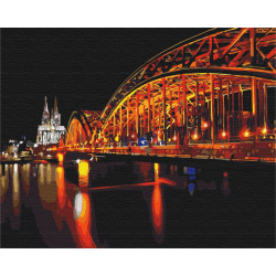 Mal efter tal - Colors of the night city - byer