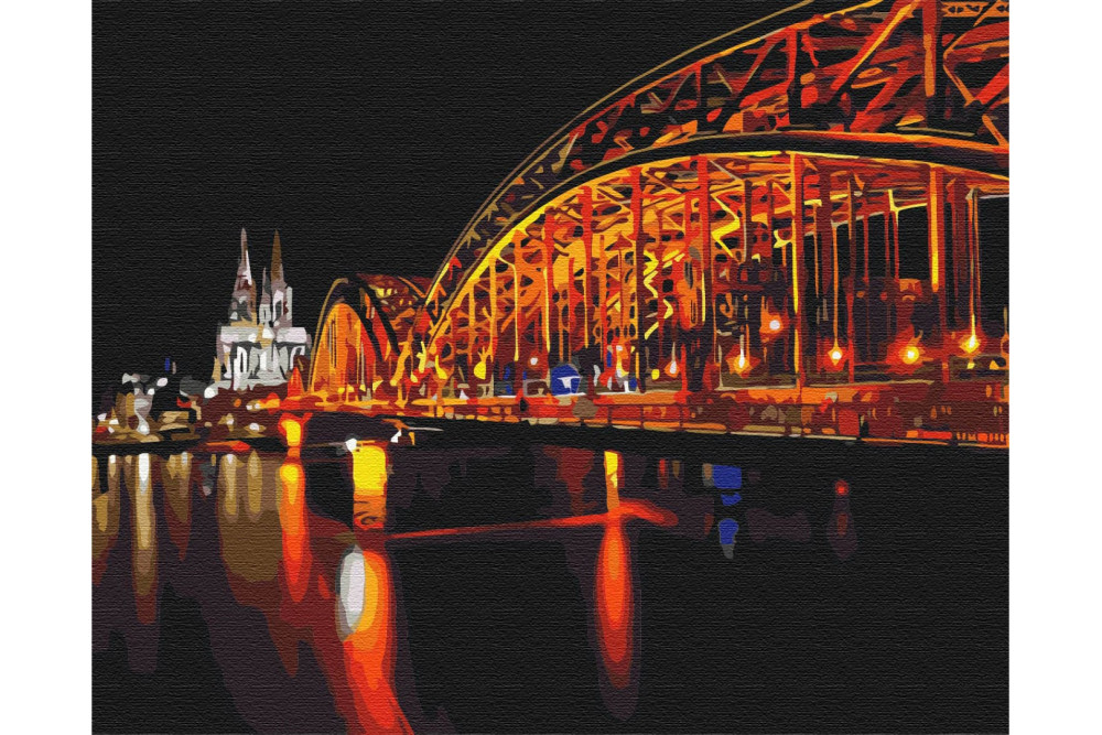 Mal efter tal - Colors of the night city - byer