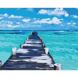 Mal efter tal - Azure road - landskaber