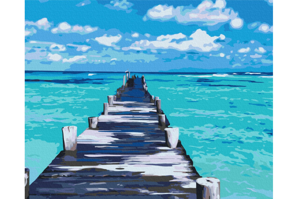 Mal efter tal - Azure road - landskaber