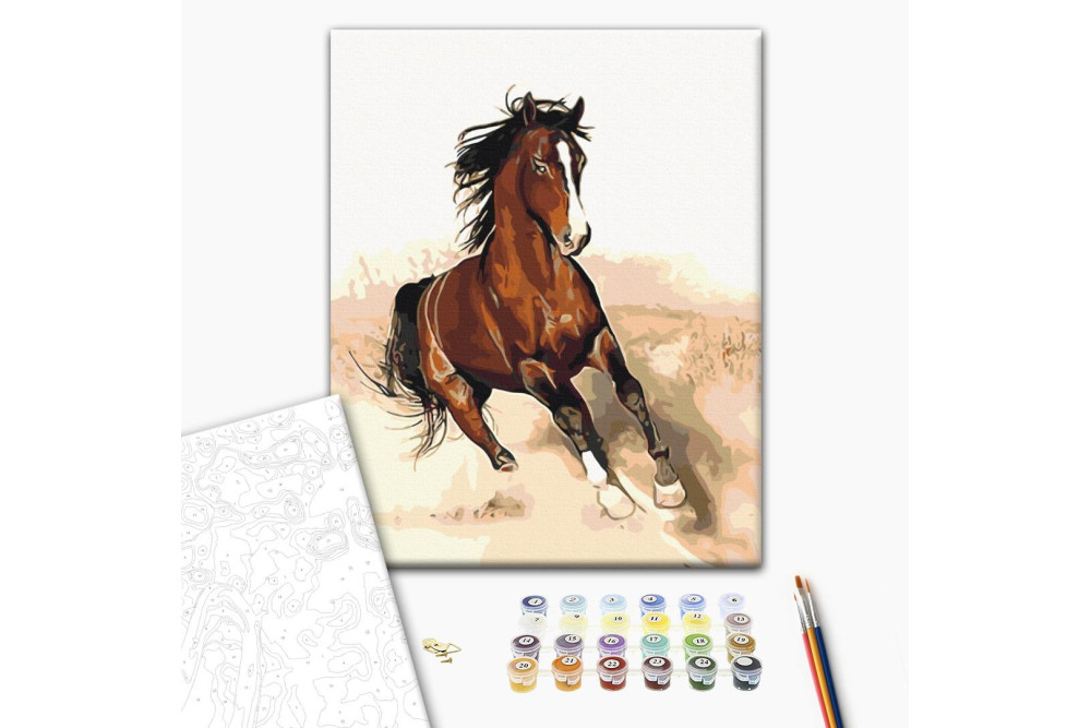 Mal efter tal - Horse in motion