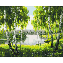 Mal efter tal - Birch trees since childhood - landskaber
