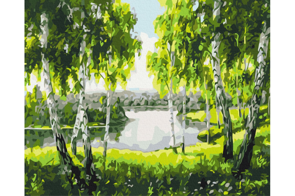 Mal efter tal - Birch trees since childhood - landskaber