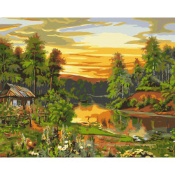 Mal efter tal - Atmospheric sunrise - landskaber