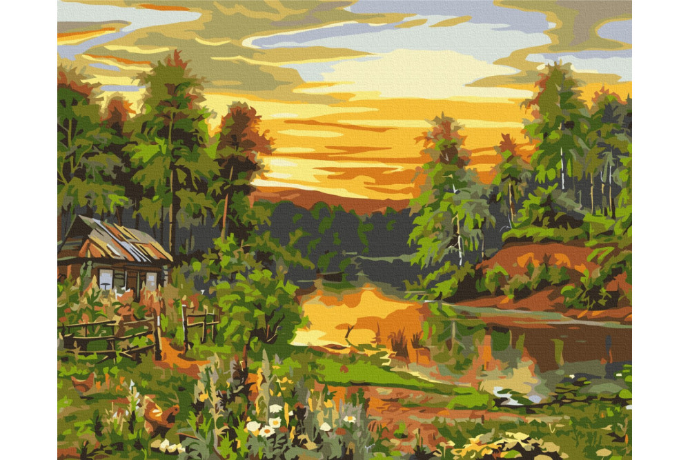 Mal efter tal - Atmospheric sunrise - landskaber