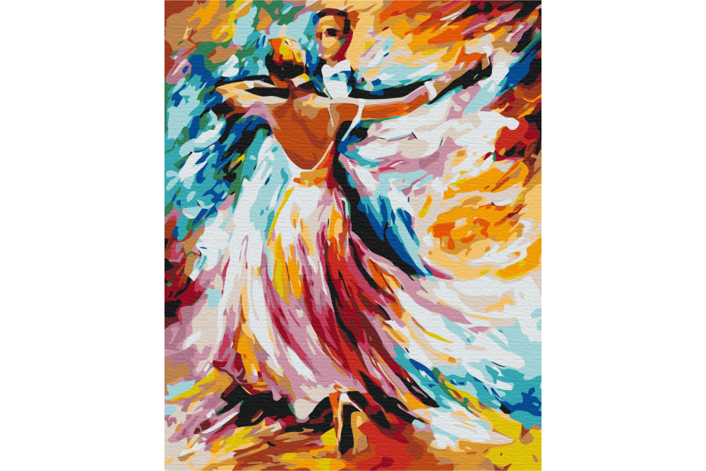 Mal efter tal - Waltz colors - popart