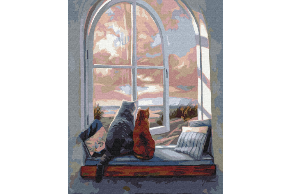 Mal efter tal - Landscape for cats - dyr