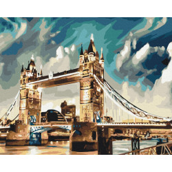 Mal efter tal - London in the clouds - landskaber