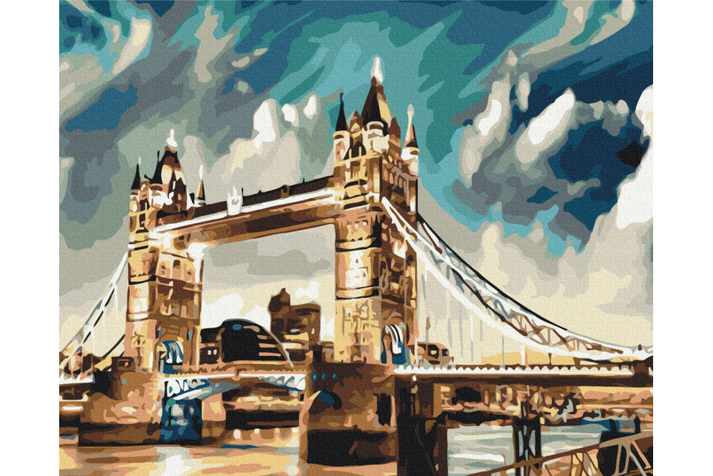 Mal efter tal - London in the clouds - landskaber