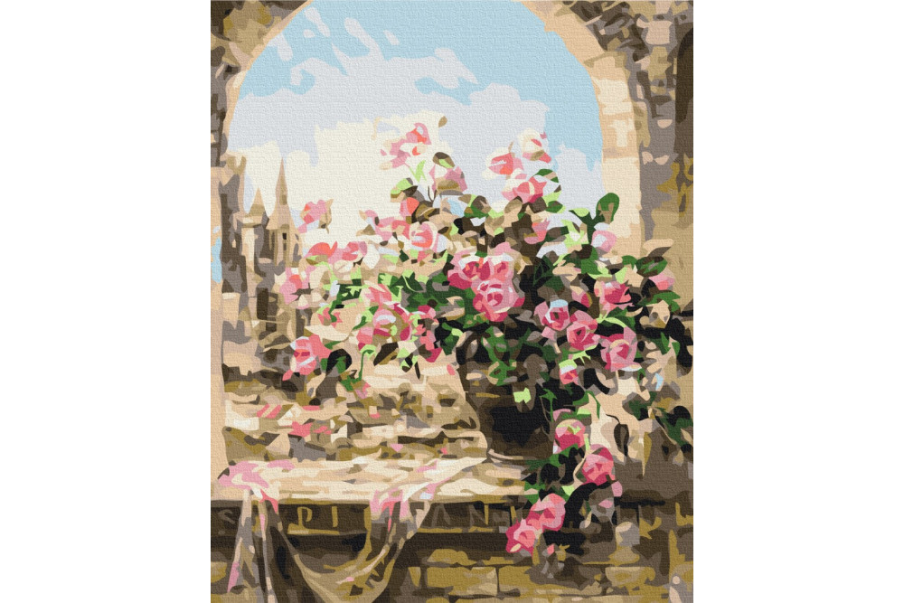 Mal efter tal - Ancient still life - blomster