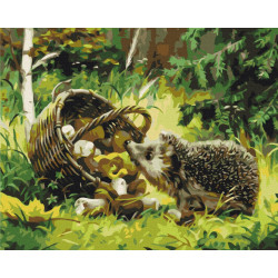 Mal efter tal - Lucky hedgehog - dyr