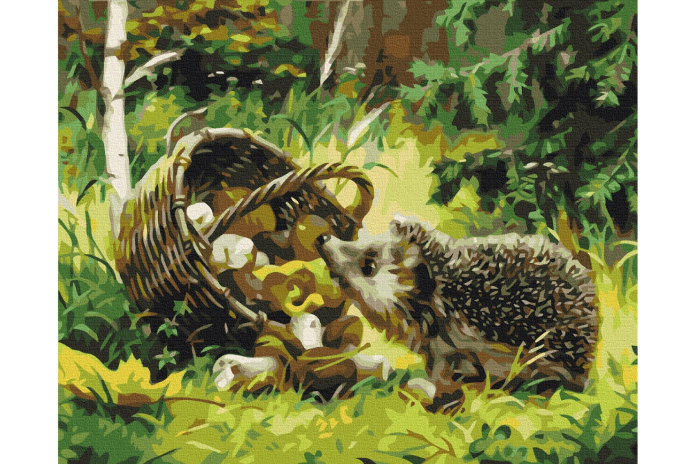 Mal efter tal - Lucky hedgehog - dyr