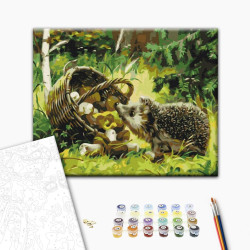 Mal efter tal - Lucky hedgehog