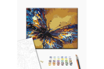 Mal efter tal - Butterfly in detail