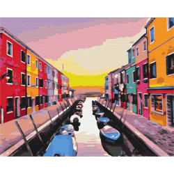 Mal efter tal - Parked gondolas - byer