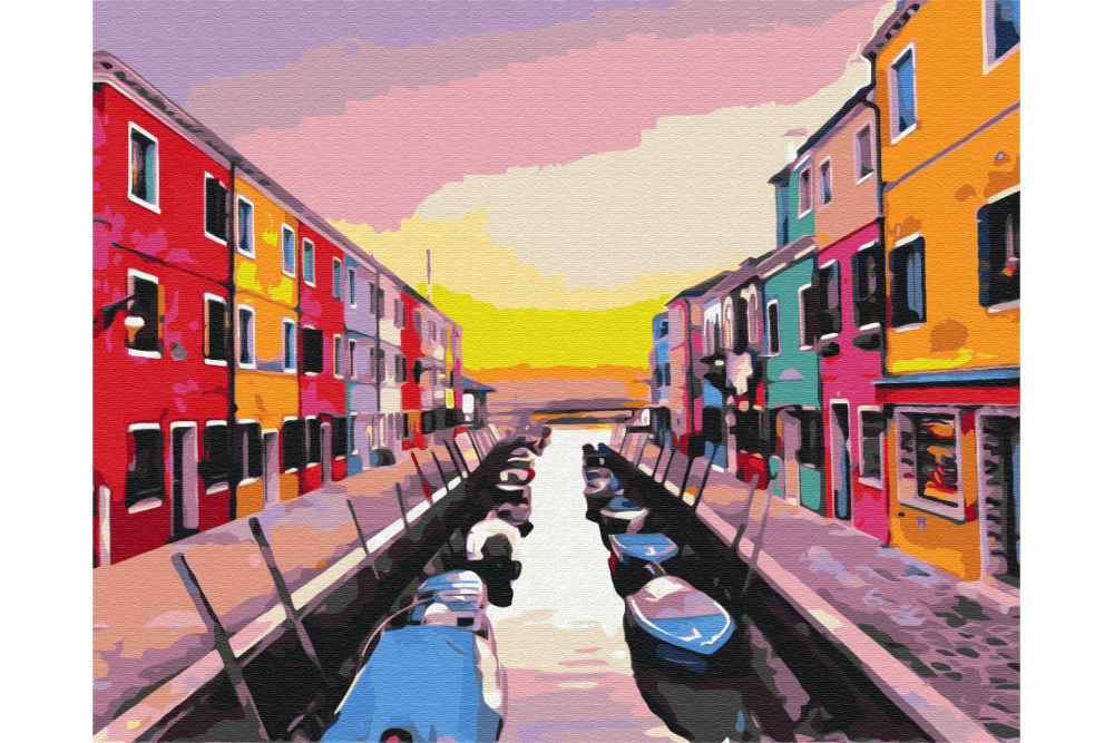 Mal efter tal - Parked gondolas - byer