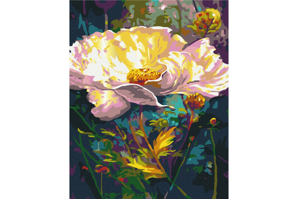 Mal efter tal - Fairy flower - blomster