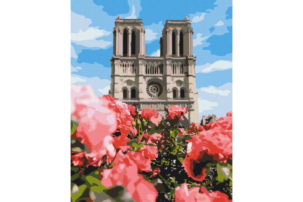 Mal efter tal - Notre dame cathedral - byer