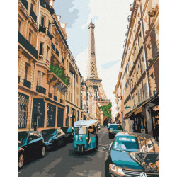 Mal efter tal - Tourist Paris - byer