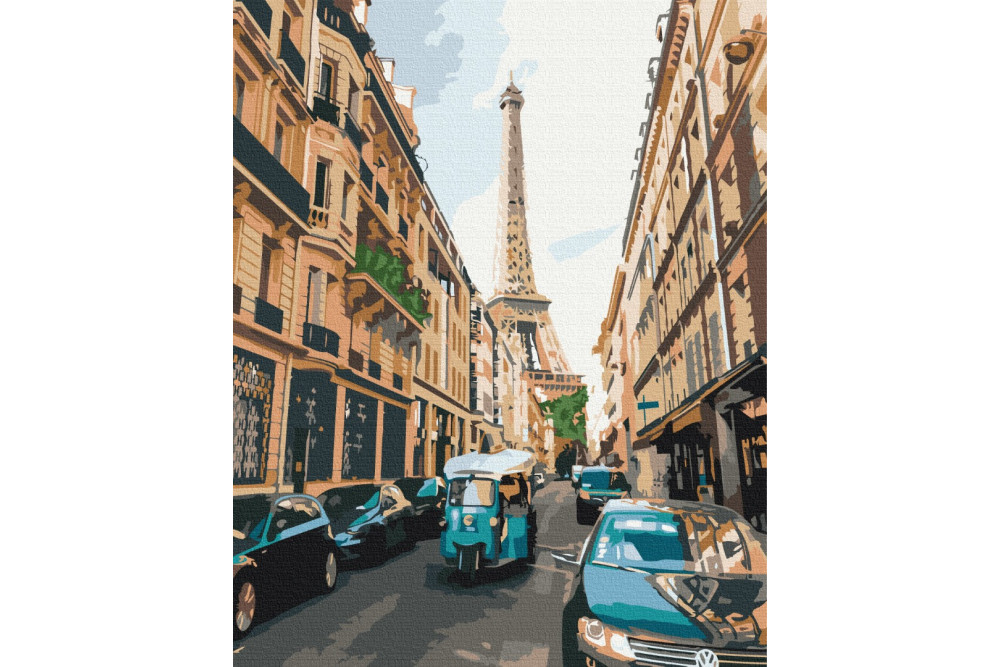 Mal efter tal - Tourist Paris - byer