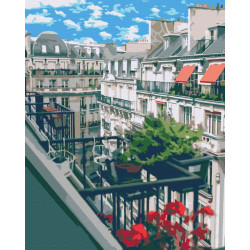 Mal efter tal - French balcony - byer