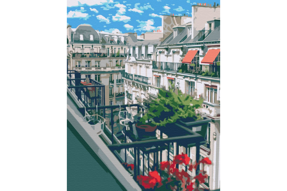 Mal efter tal - French balcony - byer