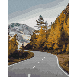 Mal efter tal - Landscape road - landskaber