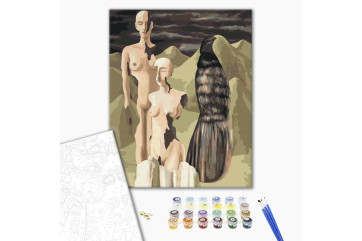 Mal efter tal - Polar light.Rene Magritte