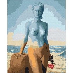 Mal efter tal - A beautiful ship. Rene Magritte - mennesker