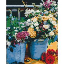 Mal efter tal - The florist's joy - blomster