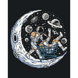 Mal efter tal - Lunar heroes - rummet