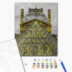 Mal efter tal - Louvre pyramid
