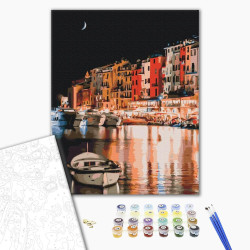 Mal efter tal - Lights of night Italy