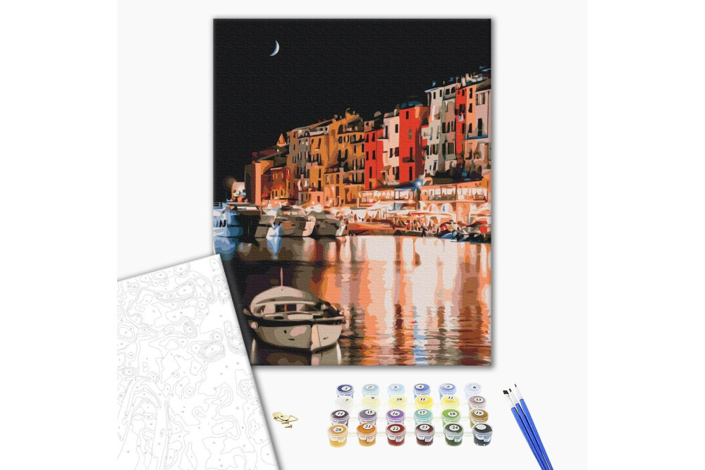 Mal efter tal - Lights of night Italy