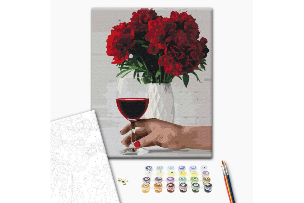 Mal efter tal - Peony wine
